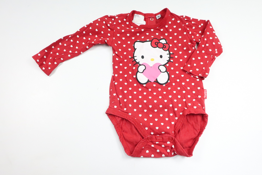 Body från Hello Kitty - Storlek 80 - Röd
