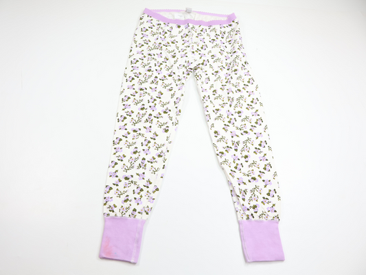 Blommiga pyjamasbyxor från Cinema - Storlek 146/152 - Vit