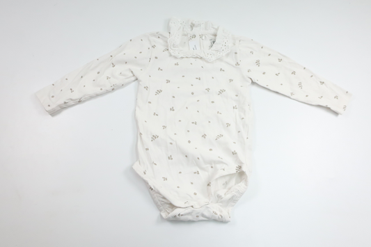 Body från ICA I Love Eco - Storlek 86 - Vit