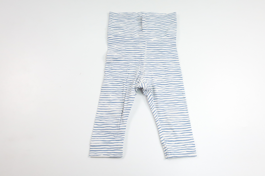 Randiga byxor från H&M - Storlek 68 - Vit