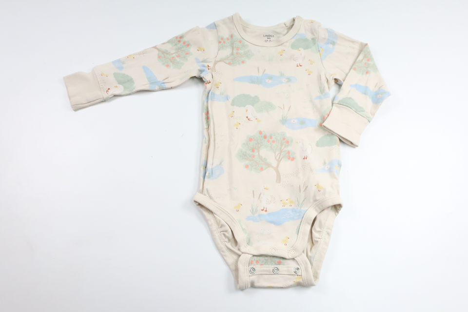 Body från Lindex - Storlek 74 - Beige