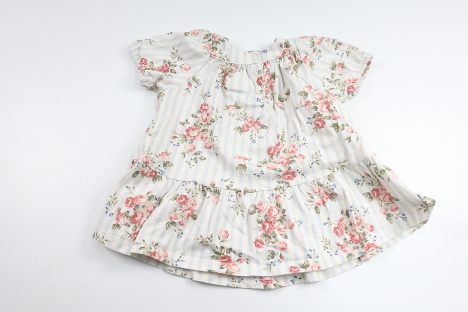 Blommig klänning från Newbie - Storlek 62 - Blå