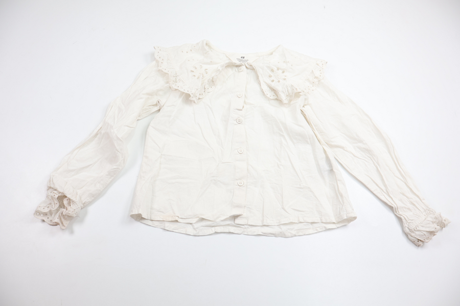 Blus från H&M - Storlek 122 - Vit