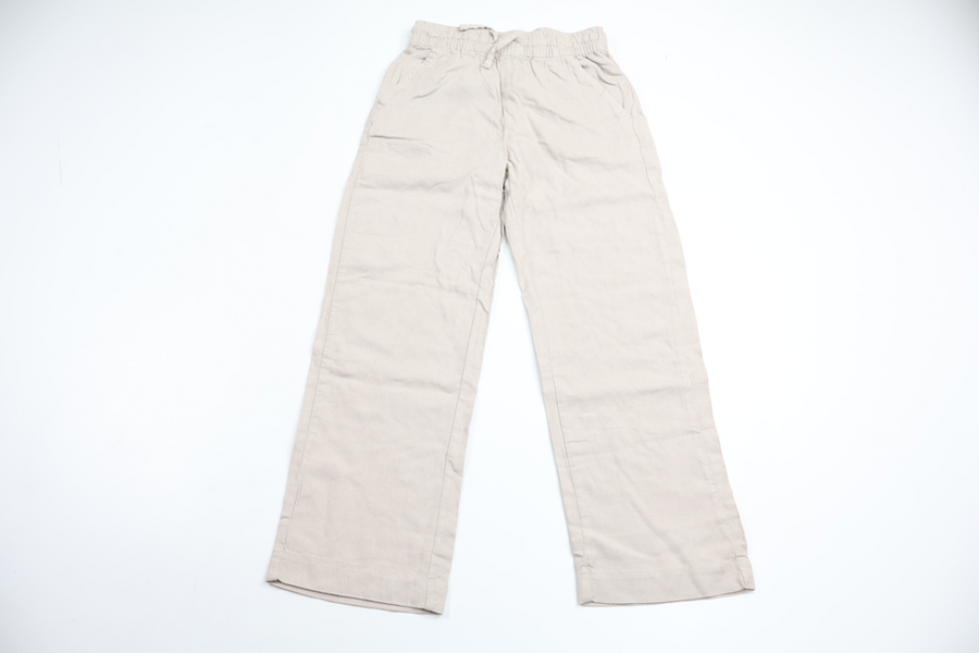 Byxor i 55% lin från Lager 157 - Storlek 120 - Beige