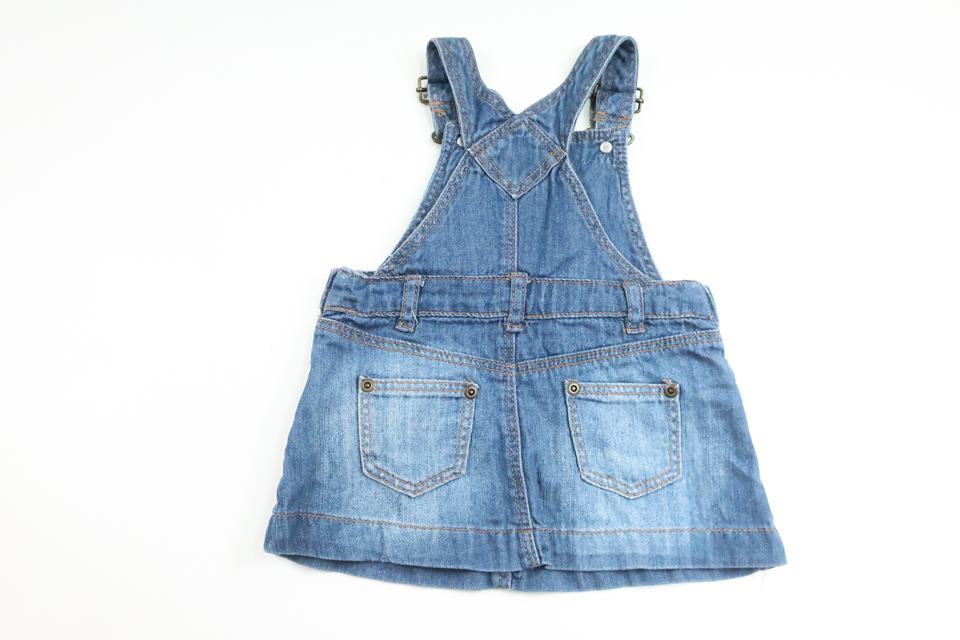 Hängselklänning i denim från H&M - Storlek 68 - Denim