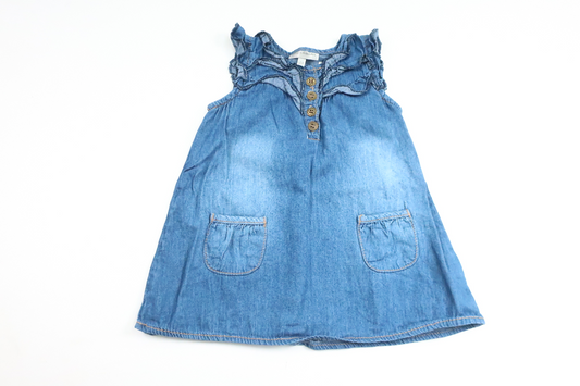 Klänning i denim från Kappahl - Storlek 74 - Denim