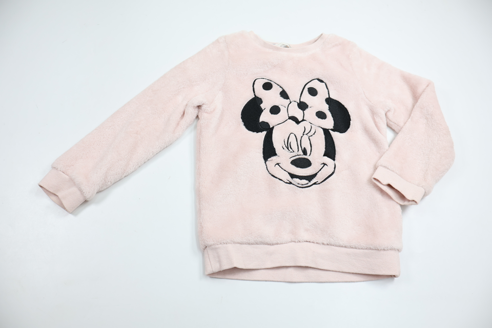 Fleecetröja med Mimmi från H&M - Storlek 110/116 - Rosa