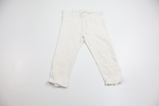 Korta leggings från H&M - Storlek 110 - Vit