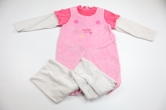 Jumpsuit Hello Kitty med mask från Sanrio - Storlek 116 - Rosa