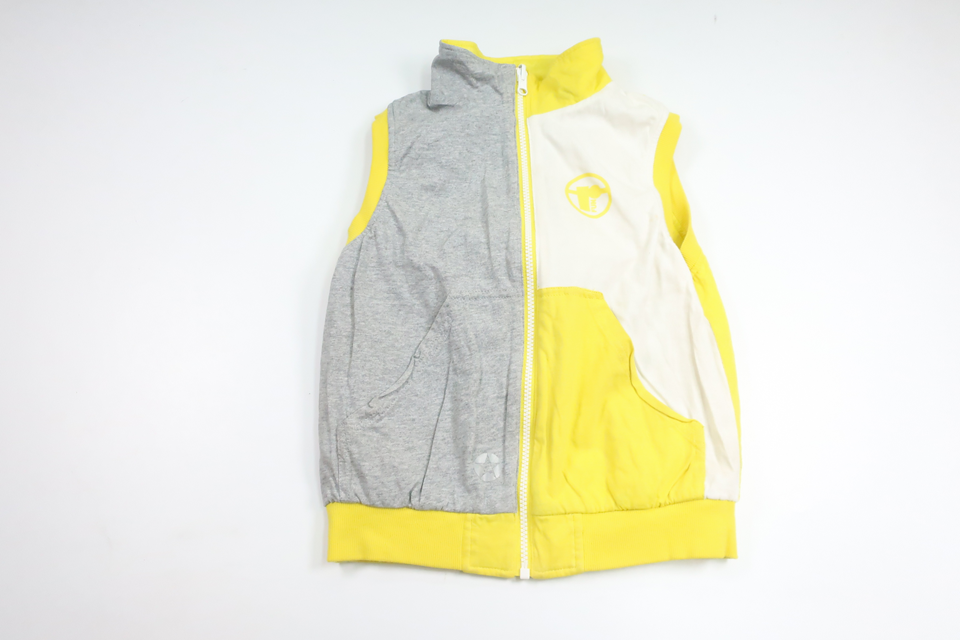 Vändbar väst med luva från Reima - Storlek 128 - Gul