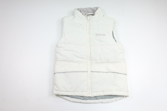 Vadderad väst från H&M - Storlek 122 - Vit