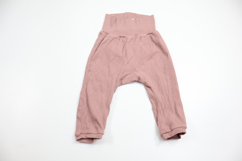 Ribbade byxor från H&M - Storlek 74 - Lila