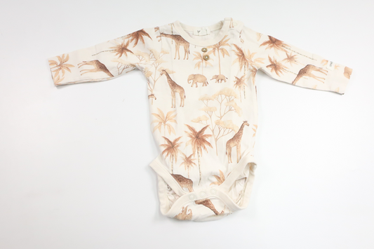 Body från Newbie - Storlek 62 - Benvit