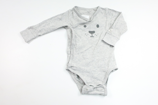 Omlottbody från Lindex - Storlek 68 - Grå