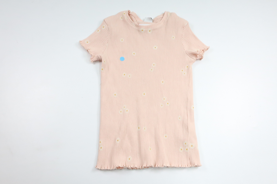 Ribbad tröja från Lindex - Storlek 122 - Rosa