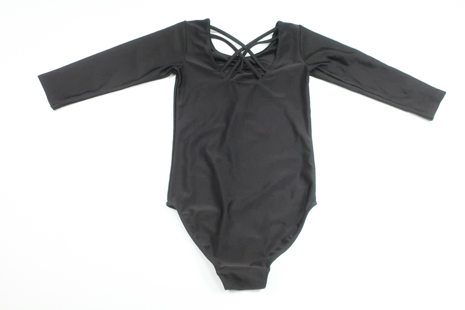 Body/Dansdräkt från H&M - Storlek 122/128 - Svart