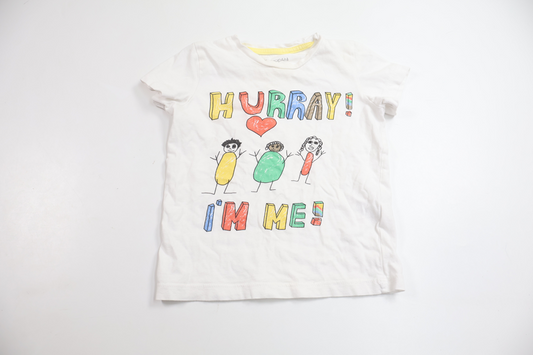 T-shirt från Kappahl - Storlek 98/104 - Vit