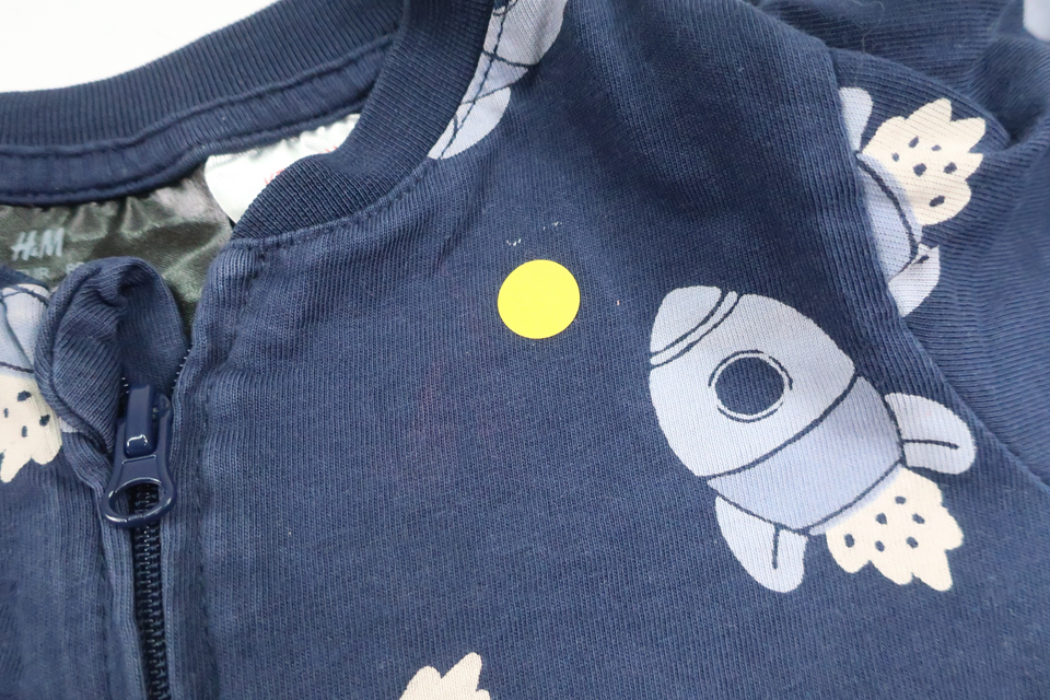 Pyjamas med raketer från H&M - Storlek 80 - Marinblå