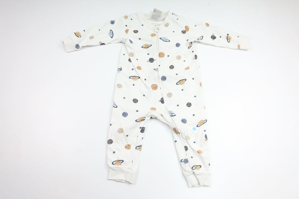 Pyjamas Rymd från H&M - Storlek 80 - Vit