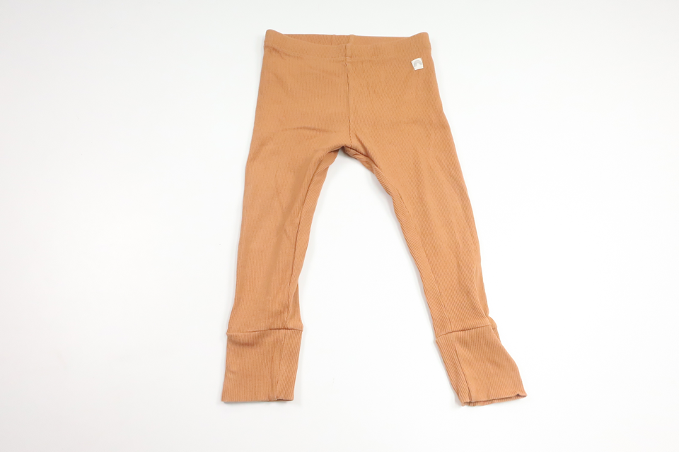 Ribbade byxor från Lindex - Storlek 86 - Brun