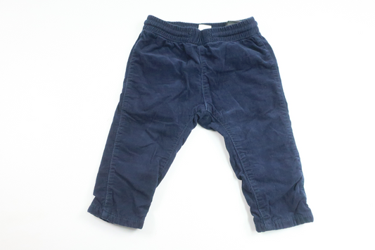 Fodrade byxor från H&M - Storlek 74 - Marinblå