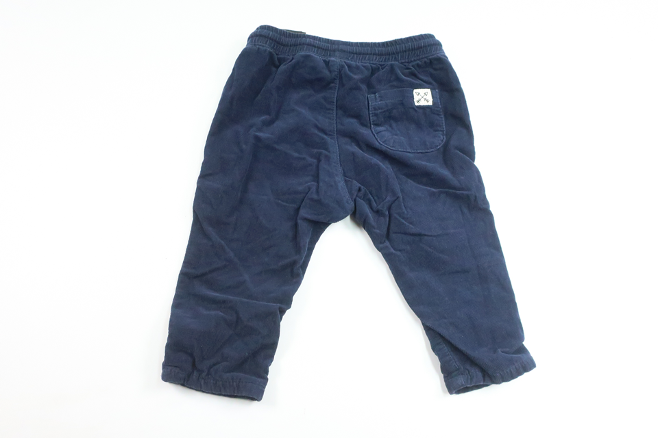 Fodrade byxor från H&M - Storlek 74 - Marinblå