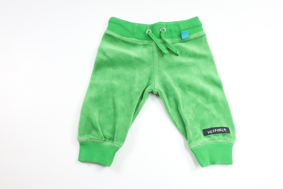 Byxor i velour från Villervalla - Storlek 56 - Grön