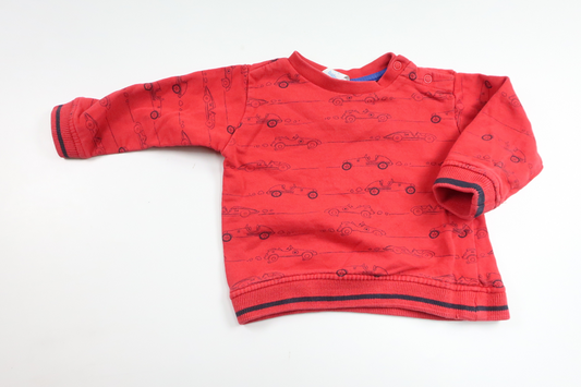 Sweatshirt från Baby Club by C&A - Storlek 68 - Röd