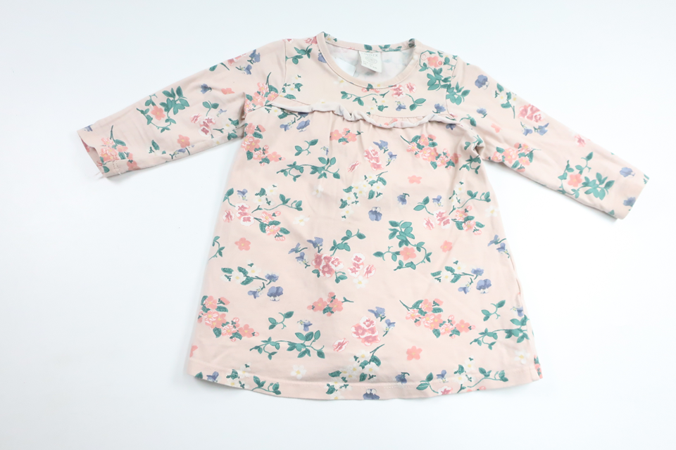 Blommig klänning från Lindex - Storlek 68 - Rosa