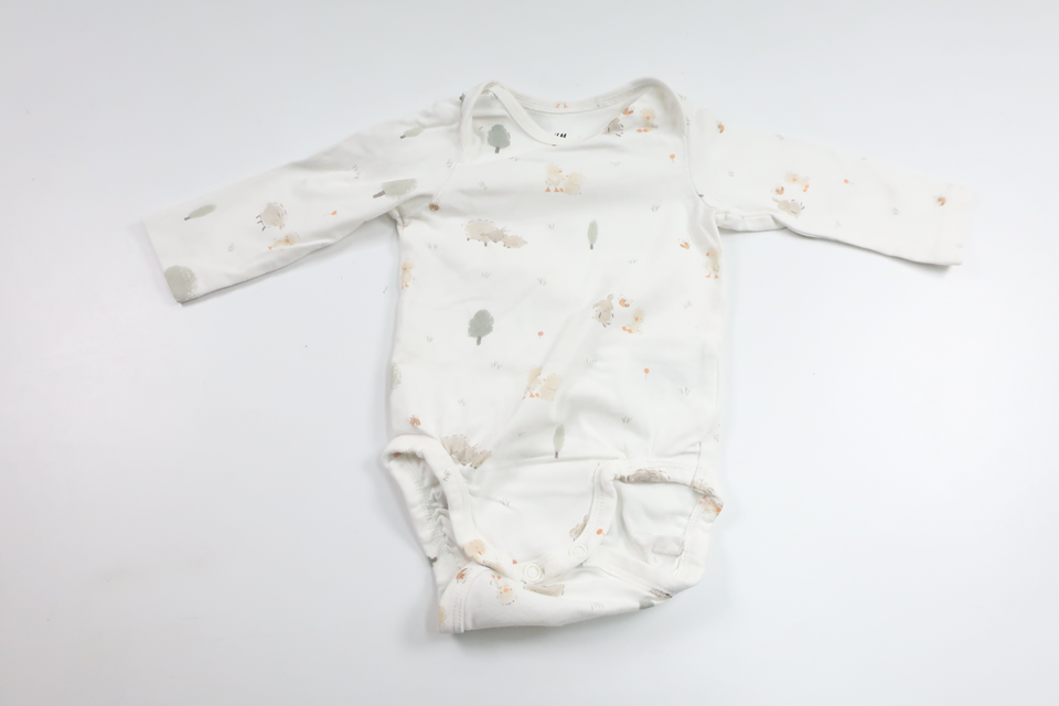 Body från H&M - Storlek 56 - Vit