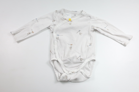 Omlottbody från H&M - Storlek 74 - Vit