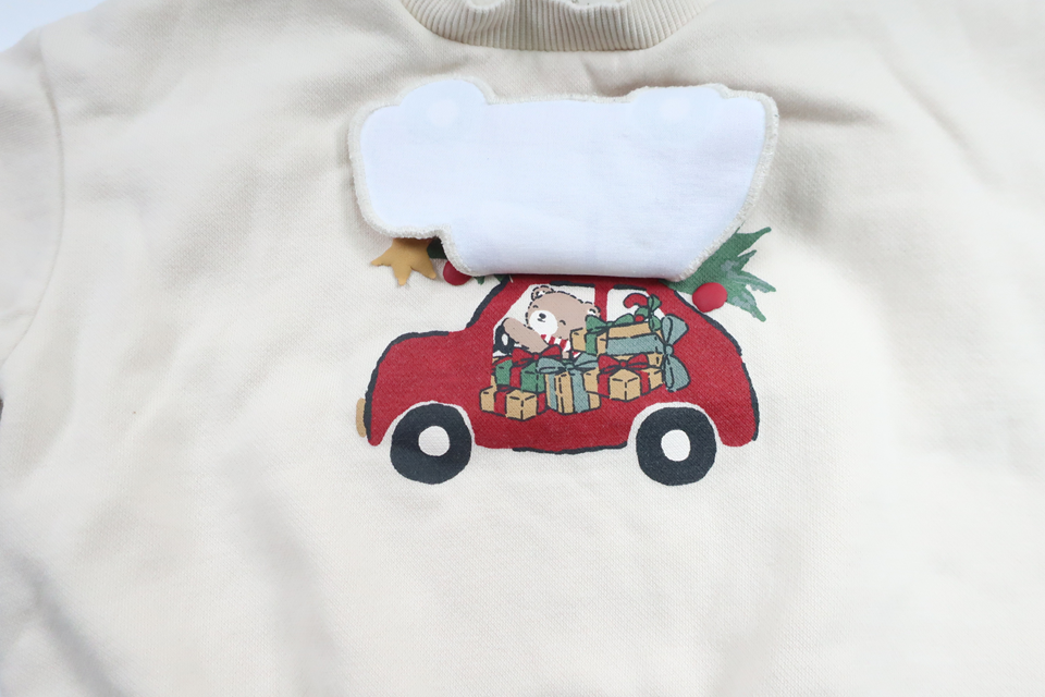 Sweatshirt från H&M - Storlek 68 - Benvit