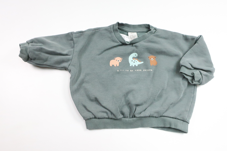 Sweatshirt från H&M - Storlek 68 - Grön