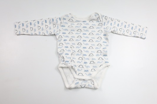 Body från Obaïbi - Storlek 68 - Vit