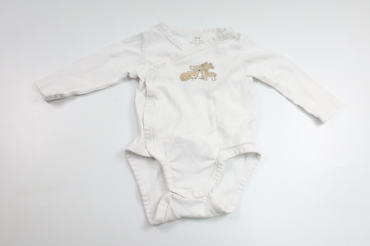 Omlottbody från H&M - Storlek 68 - Vit