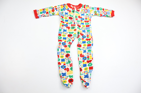 Pyjamas i frotté från Okänt - Storlek 80 - Multi