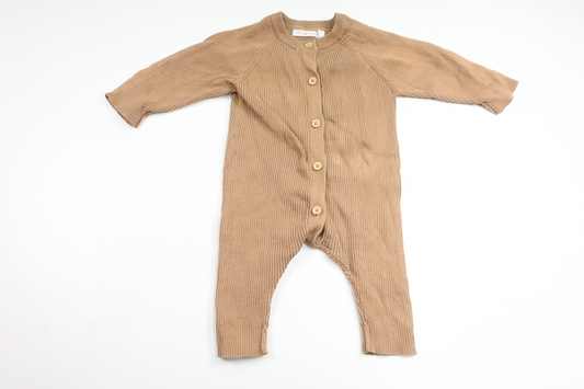 Ribbad jumpsuit från Minimarket - Storlek 62 - Beige