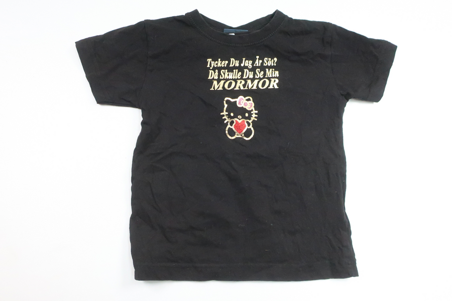 T-shirt "Mormor" från Southwest - Storlek 100 - Svart