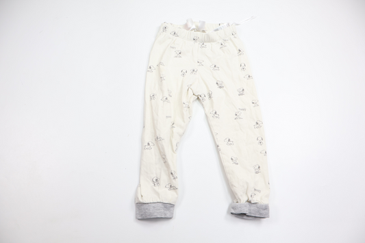 Pyjamasbyxor med Snobben från H&M - Storlek 86 - Vit