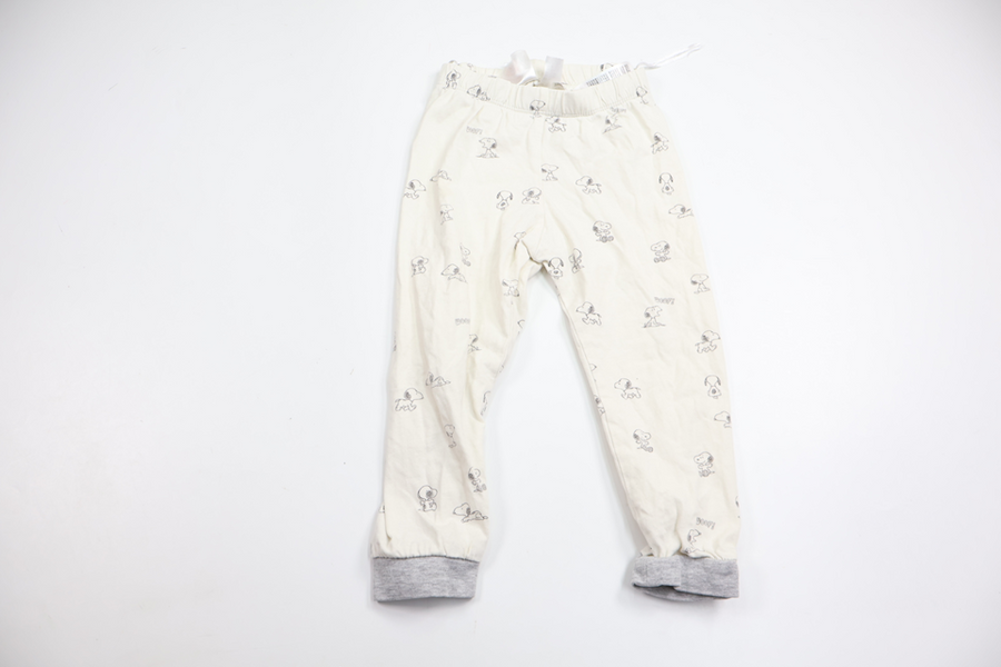 Pyjamasbyxor med Snobben från H&M - Storlek 86 - Vit