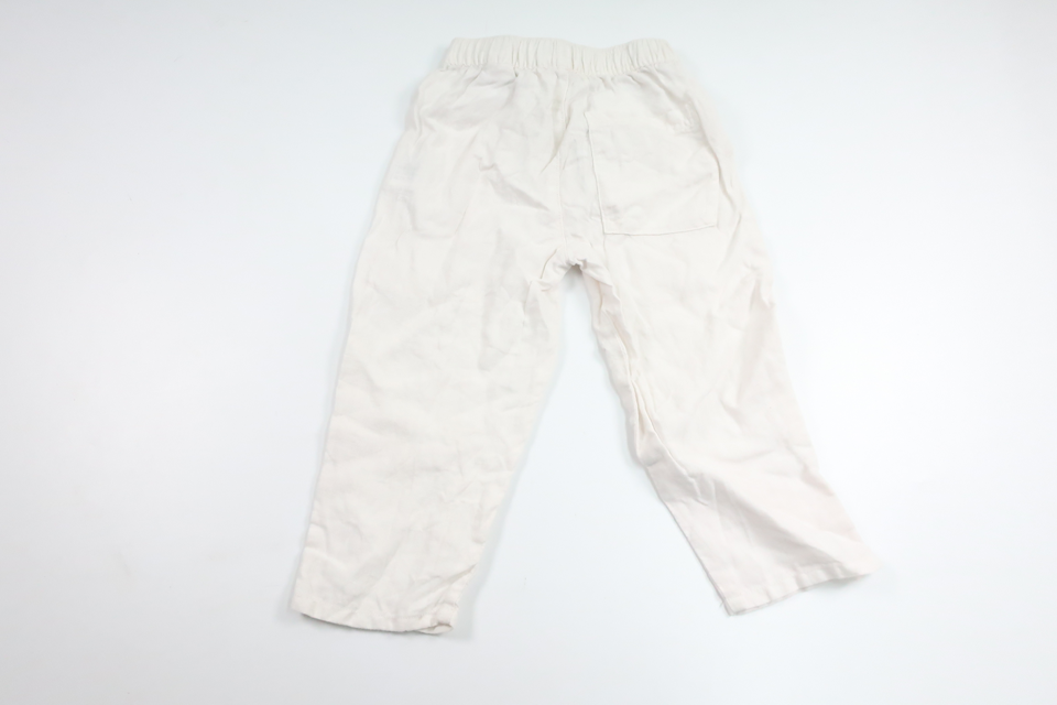 Byxor i 100% lin från Zara - Storlek 98 - Vit