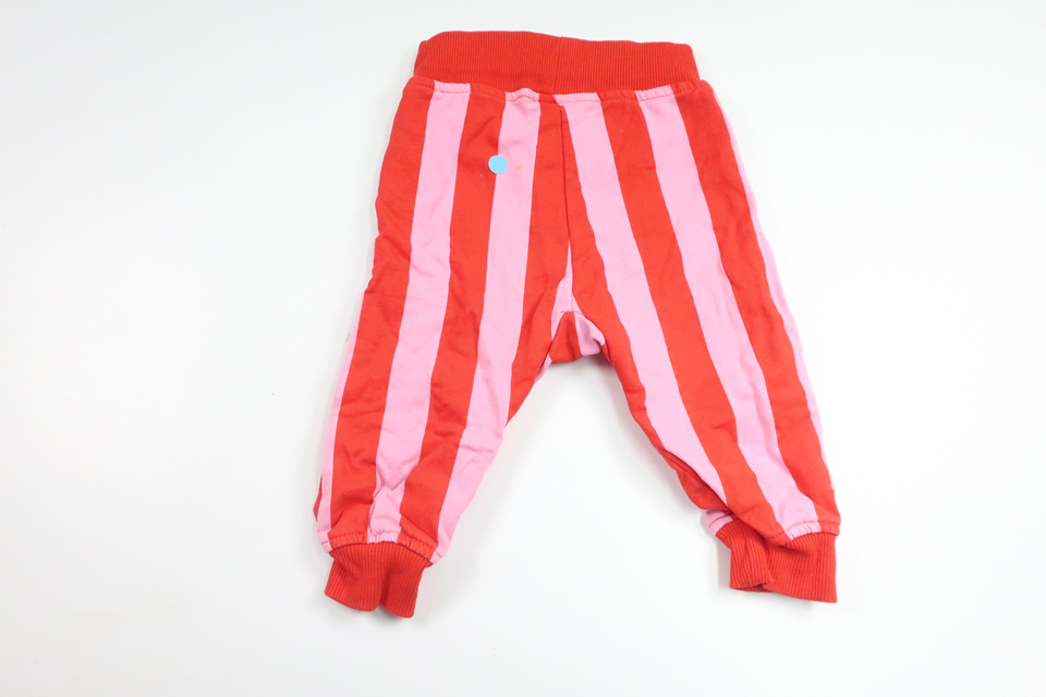 Randiga byxor från Lindex - Storlek 68 - Röd