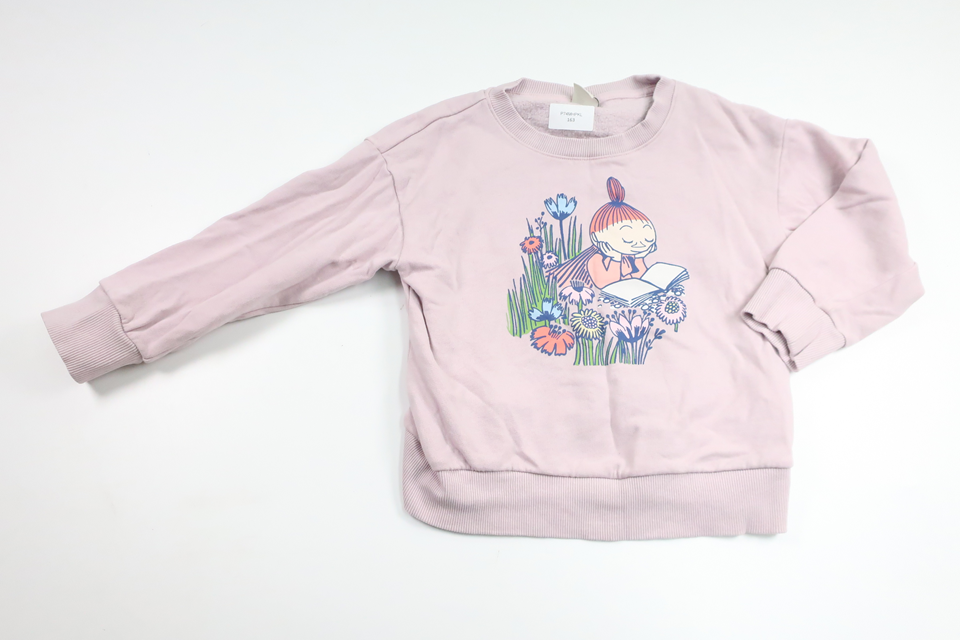Sweatshirt med Mumin från Moomin by Lindex - Storlek 104 - Lila