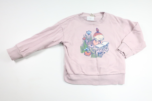 Sweatshirt med Mumin från Moomin by Lindex - Storlek 104 - Lila