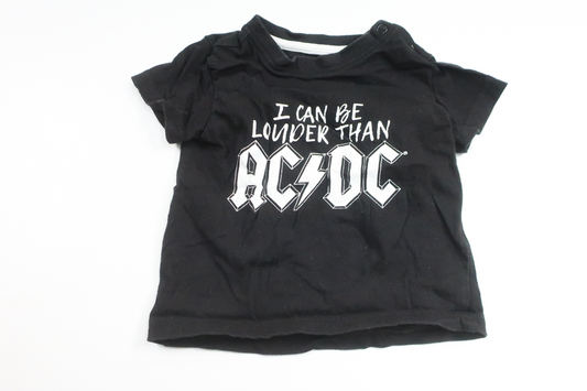 T-shirt från ACDC - Storlek 68 - Svart