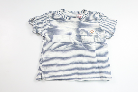 Randig t-shirt från H&M - Storlek 56 - Blå