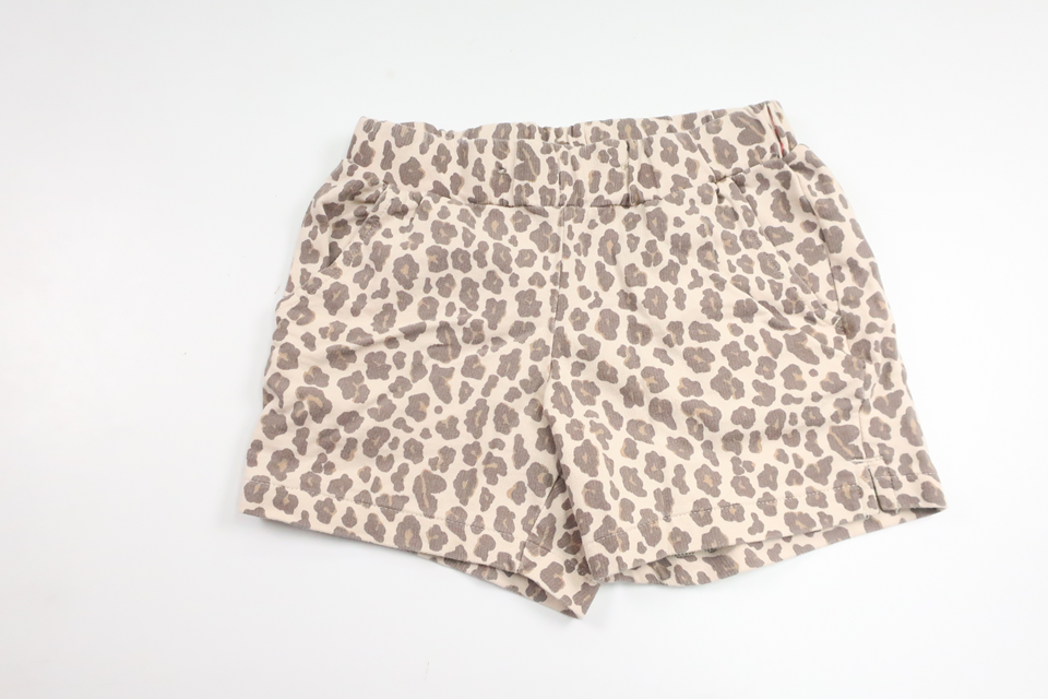 Leopardmönstrade shorts från Lindex - Storlek 98/104 - Beige