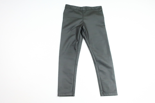 Byxor i skinnimitation från H&M - Storlek 98 - Svart