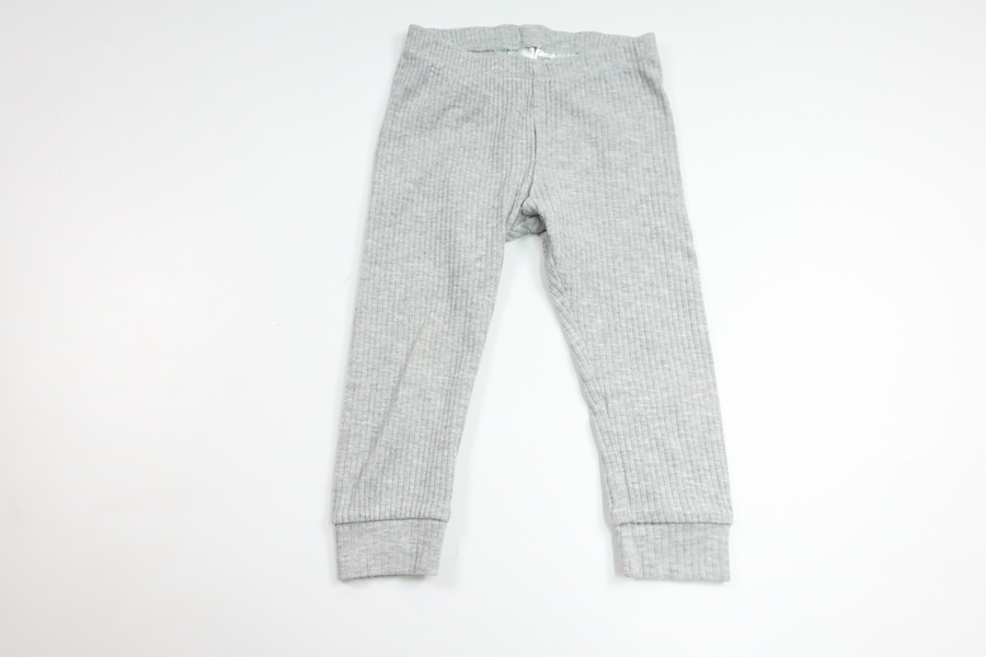 Ribbade byxor från H&M - Storlek 92 - Grå