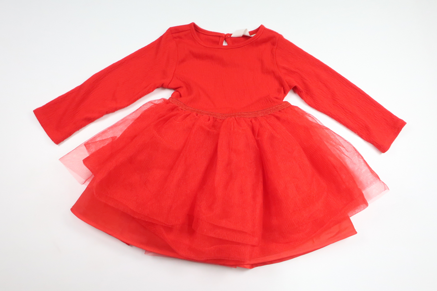 Tyllklänning från H&M - Storlek 92 - Röd